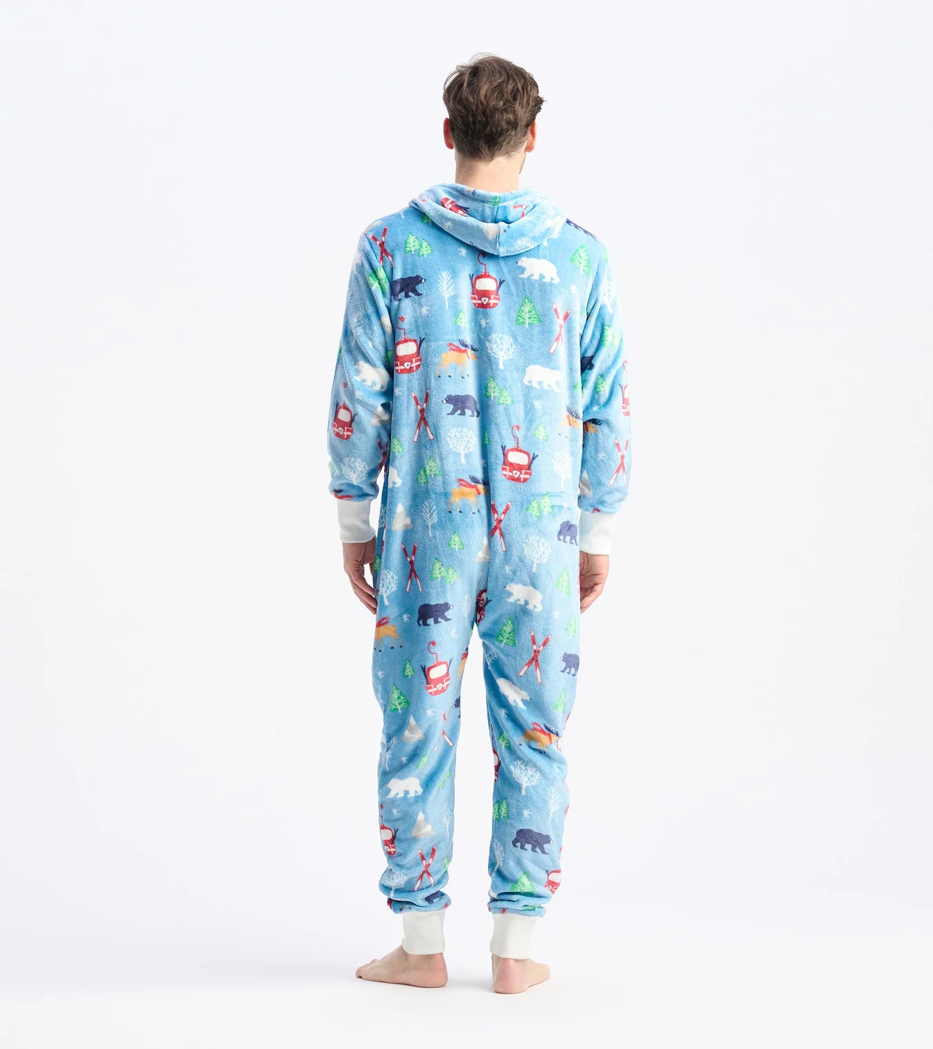Littlle Blue House Fleece-Overall mit Kapuze in Blau - Vintage Ski Littlle Blue House Fleece-Overall mit Kapuze in Blau - Vintage Ski