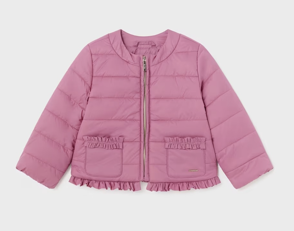 Mayoral Baby Leichte Steppjacke in Hibiskus Pink