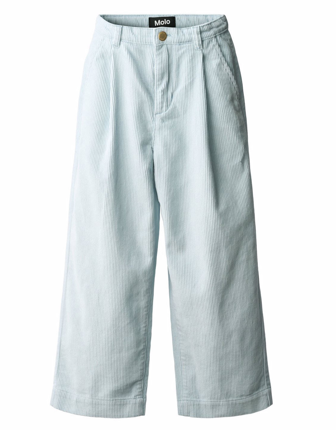Molo Alaine Wide-Leg Cordhose in Eis Hellblau Blue Moon Molo Alaine Wide-Leg Cordhose in Eis Hellblau Blue Moon