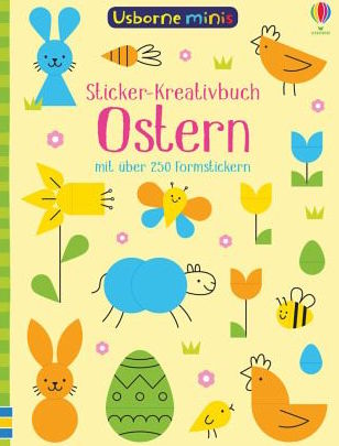 kreaticbuch-ostern Usborne Minis - Sticker Kreativbuch - Ostern
