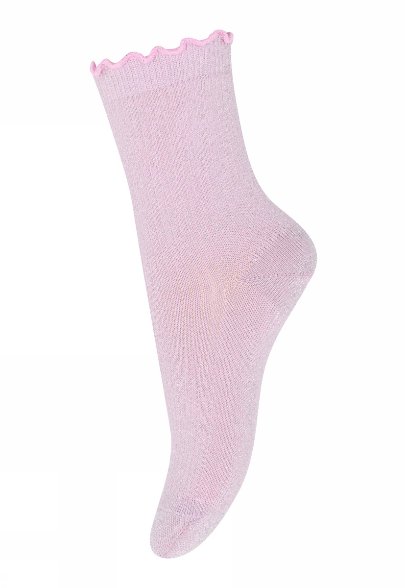 MP Denmark Doris Glitzer Socken in Lilac Rosa