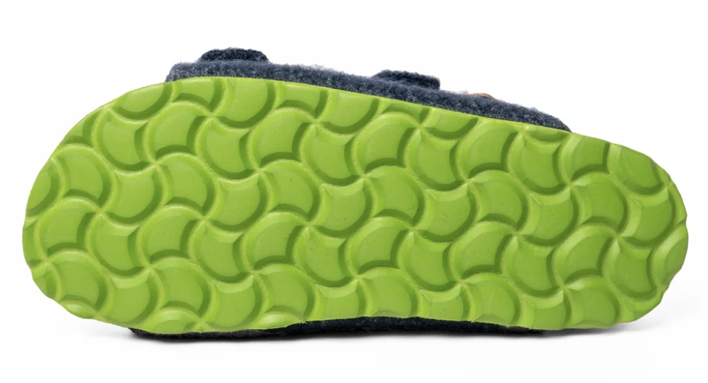 Living Kitzbühel Sandale Wooly Wonder in Blau