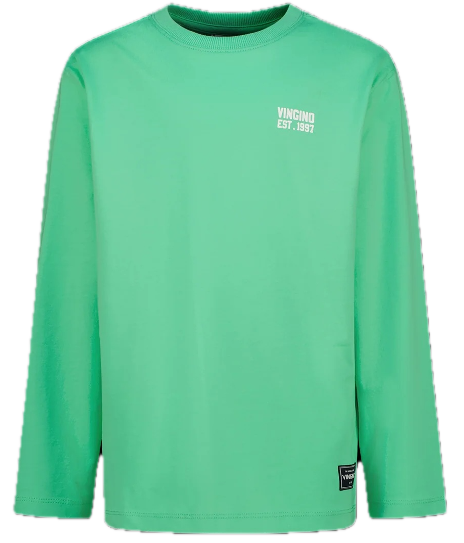 Vingnio Jungs langarm Shirt Icon Logo - Opal Grün