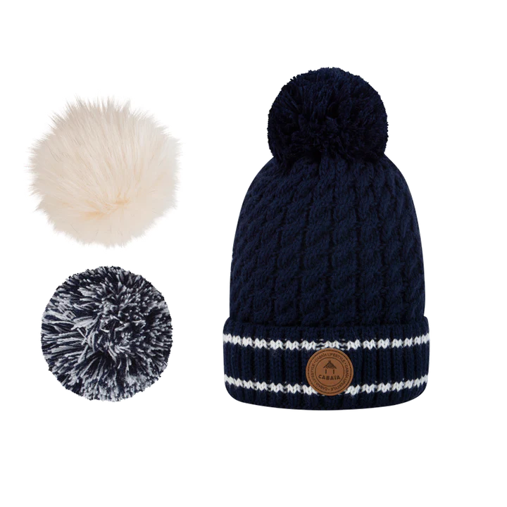 BAB-W22-CABAIA-BONNET-BEANIE-MAILLE-KNIT-BALMORAL-NAVY-MARINE-RGB-BD_3f0068b8-640b-4fb7-89dc-3edc7886f177_720x Cabaia Mütze Balmoral Navy Blau mit 3 Bommel - SALE