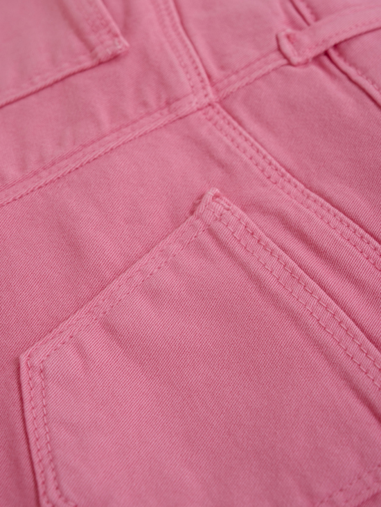 Minymo Girls Shorts Kurze Twill Jeans Hose in Morning Glory Pink