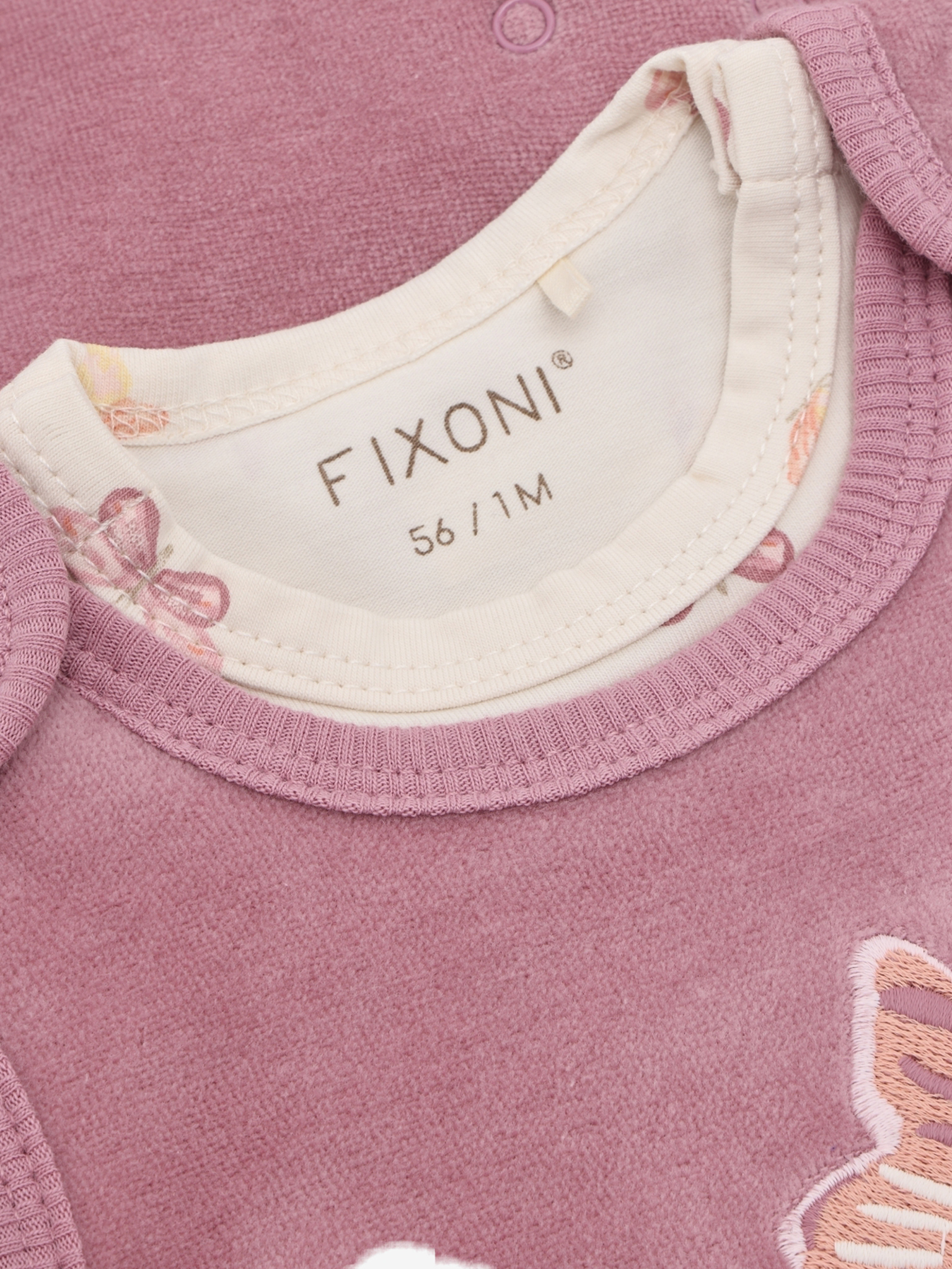 FIXONI Velours Stramplerhose mit Body Set - Lilas FIXONI Velours Stramplerhose mit Body Set - Lilas