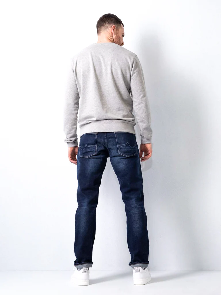 Petrol Industries Riley Regular Jeans in Medium Blue Denim Petrol Industries Riley Regular Jeans in Medium Blue Denim