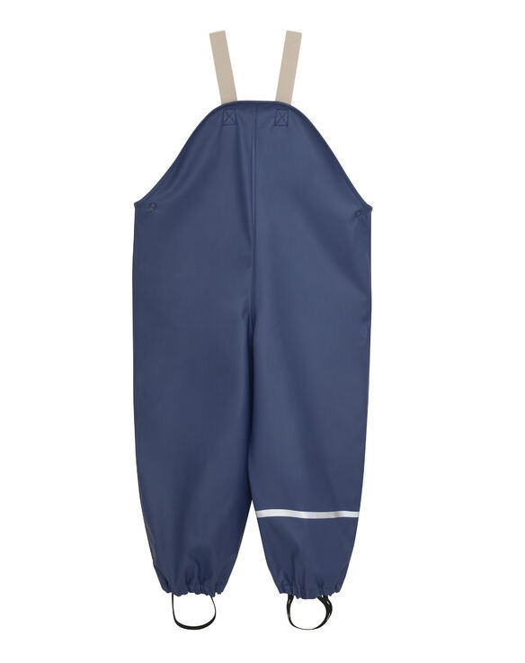 CeLaVi Regenhose Overall / Matschhose mit Latz bis Größe 100 in Navy Marine Blau
