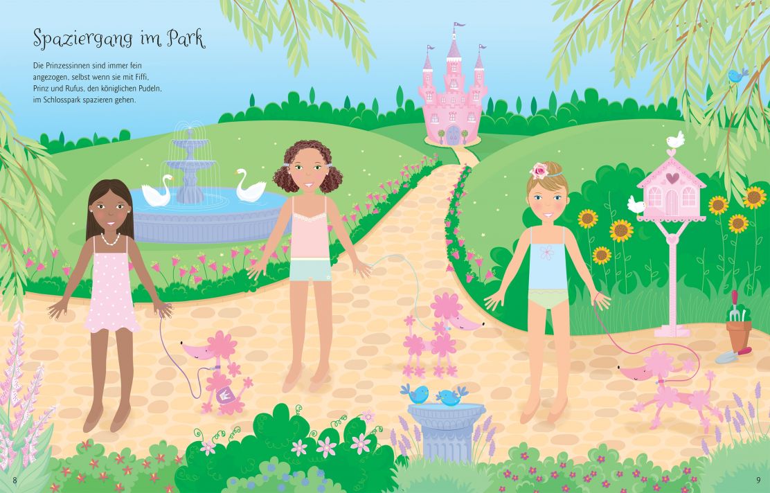 Usborne Mein Anziehpuppen Stickerbuch - Prinzessinnen Usborne Mein Anziehpuppen Stickerbuch - Prinzessinnen