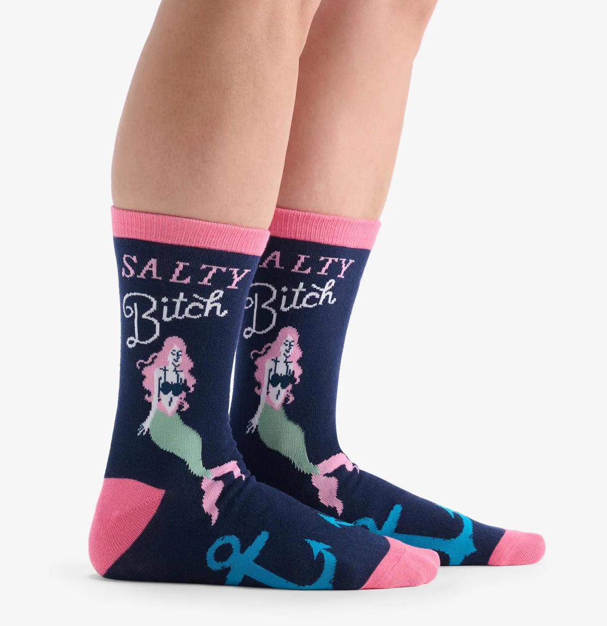 Little Blue House Damen Socken Salty Bitch - Meerjungfrau Little Blue House Damen Socken Salty Bitch - Meerjungfrau