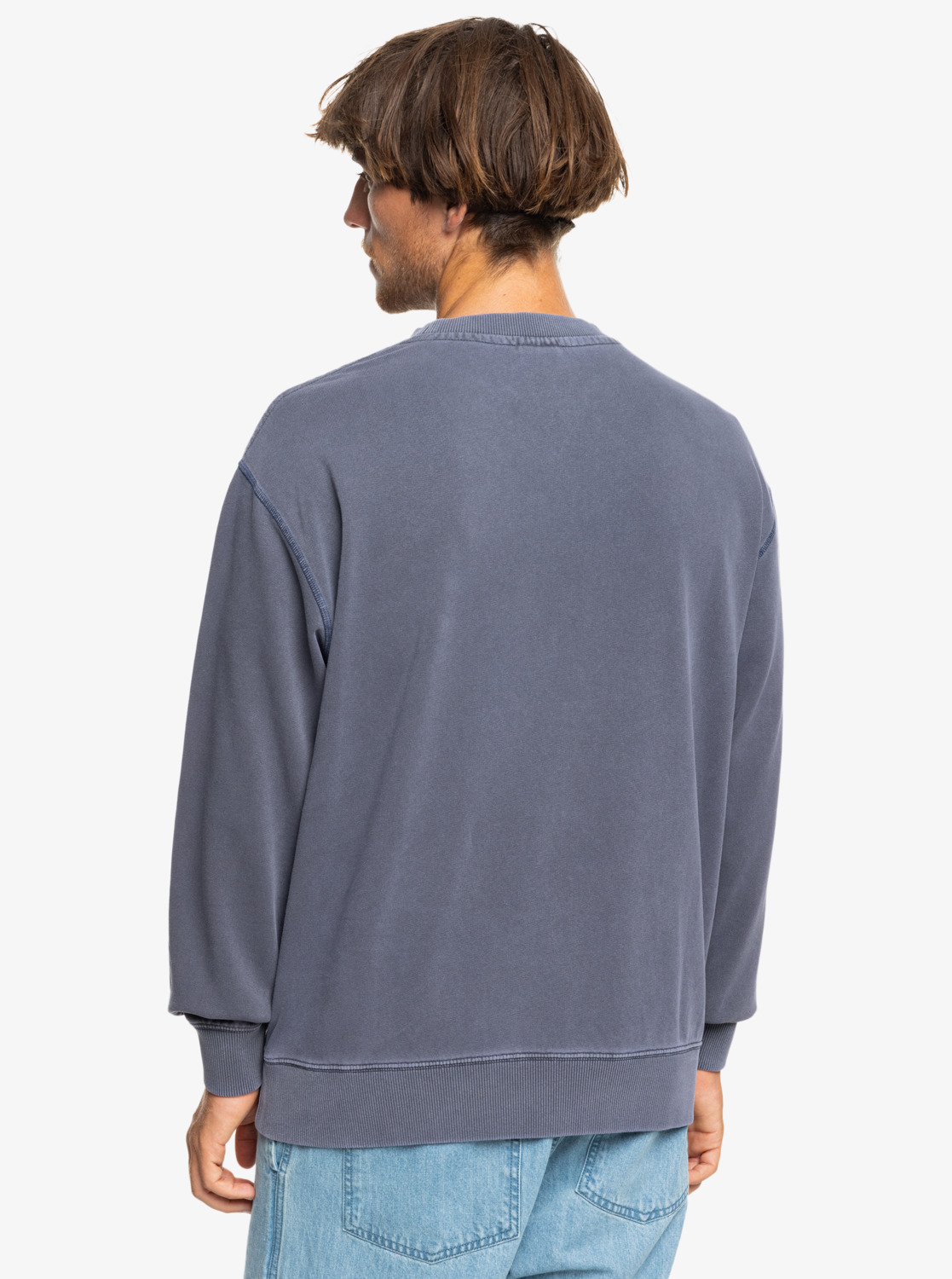 Quiksilver Garment Dye Pullover für Männer - Estate Blue/Grau-Blau