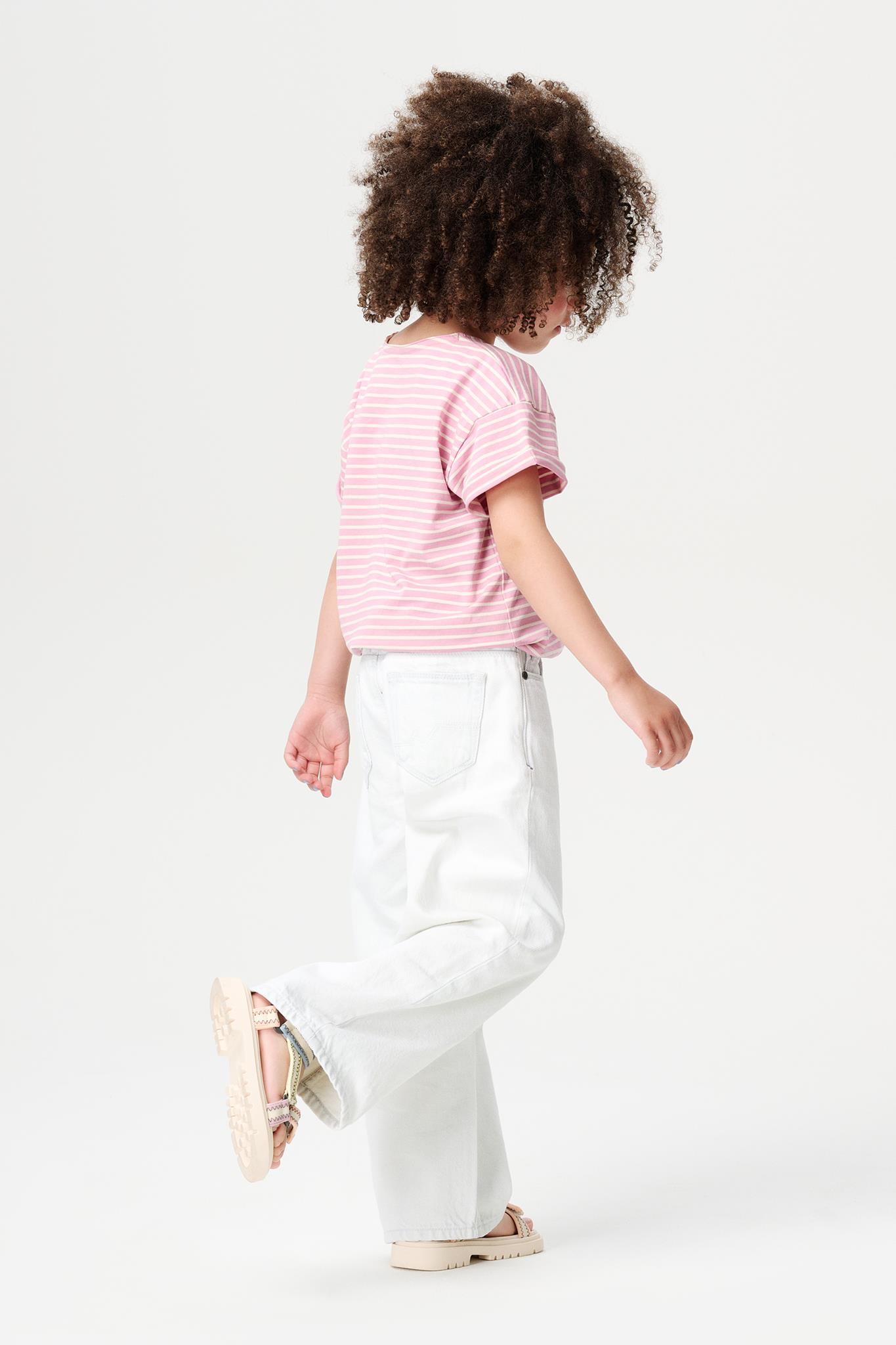 Noppies Napels kurzarm T-Shirt Lilas Rosa Beeren Gestreift - SALE