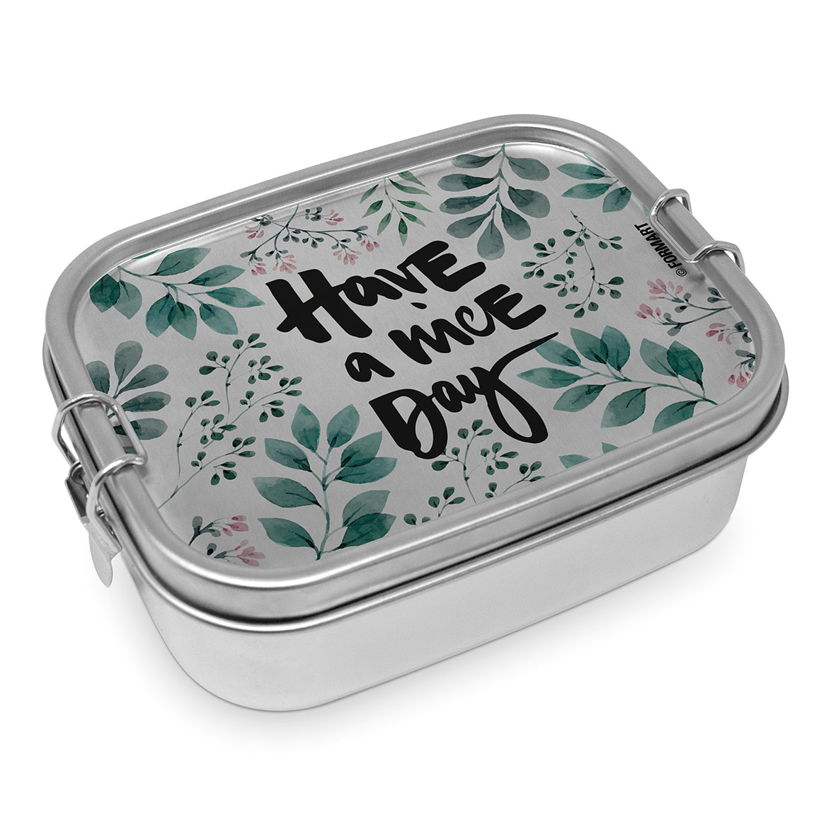 have-a-nice-day Paperproducts Edelstahl Brotzeit Box - Have a nice day