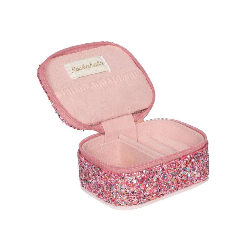 Rockahula Mini Schmuckschatulle Reise Schmuckkasten Confetti Glitzer