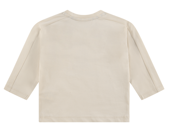 Babyface Langarm Shirt in Creme Good Morning Hund - SALE