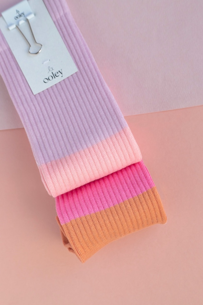 le ooley Yin Yang Rose - Glitzer Socken - SALE