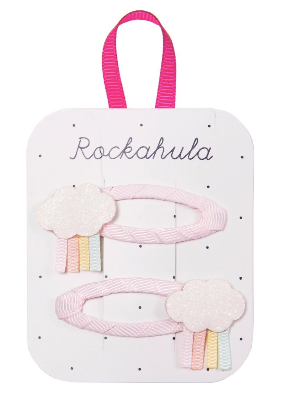 Rockahula Pastell Rainy Cloud Haarspangen - Regenbogen Wolke - 1 Paar