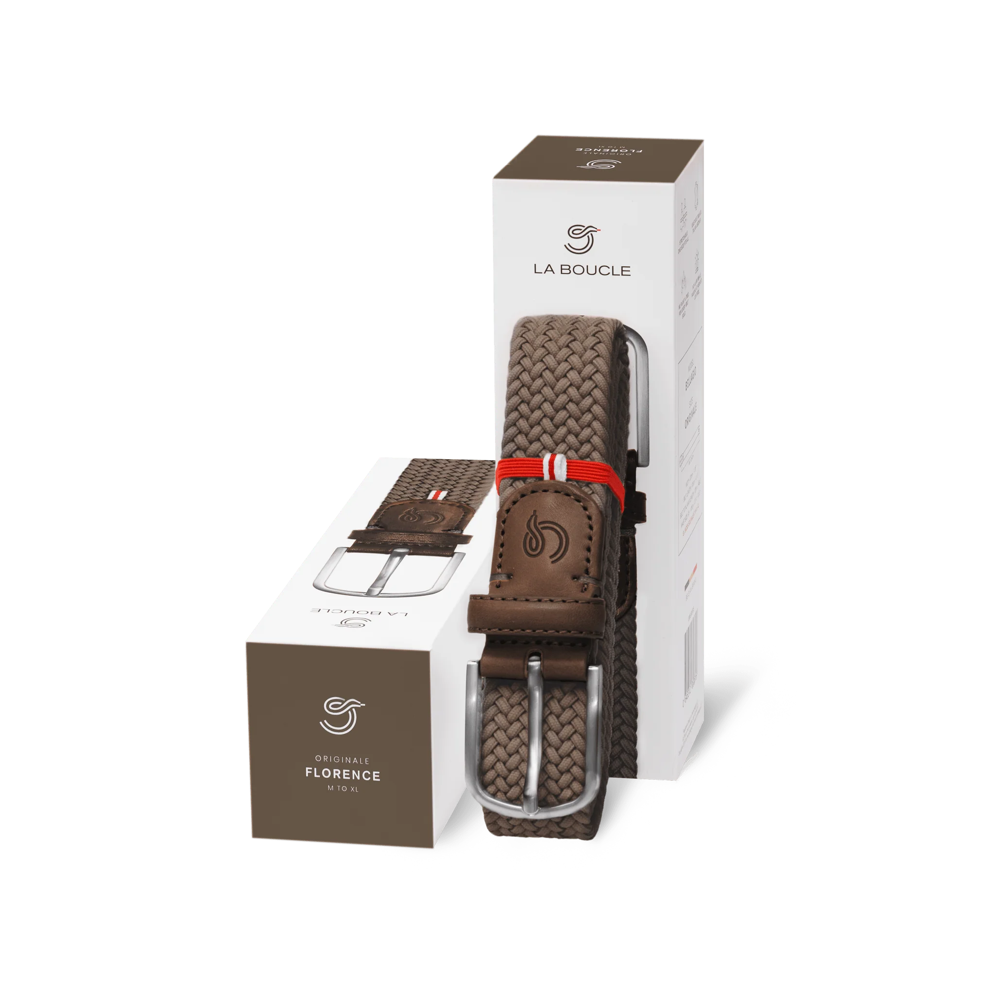 La Boucle Florence MONO Brown Stretch Gürtel Braun La Boucle Florence MONO Brown Stretch Gürtel Braun