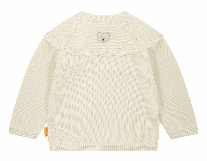 Steiff Baby Pullover in Eggnog Creme Steiff Baby Pullover in Eggnog Creme