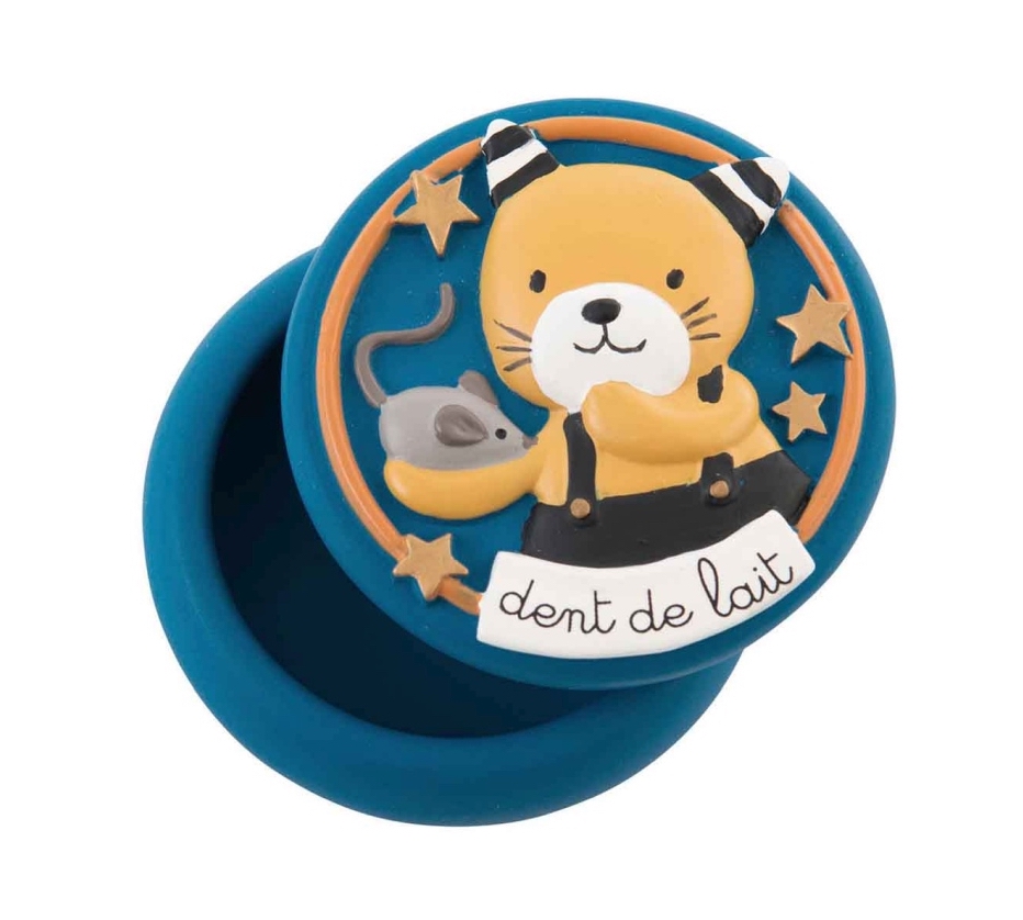 MR666336-Milchzahn-Dose-Katze-1 Moulin Roty Milchzahn Dose es Moustaches - Katze