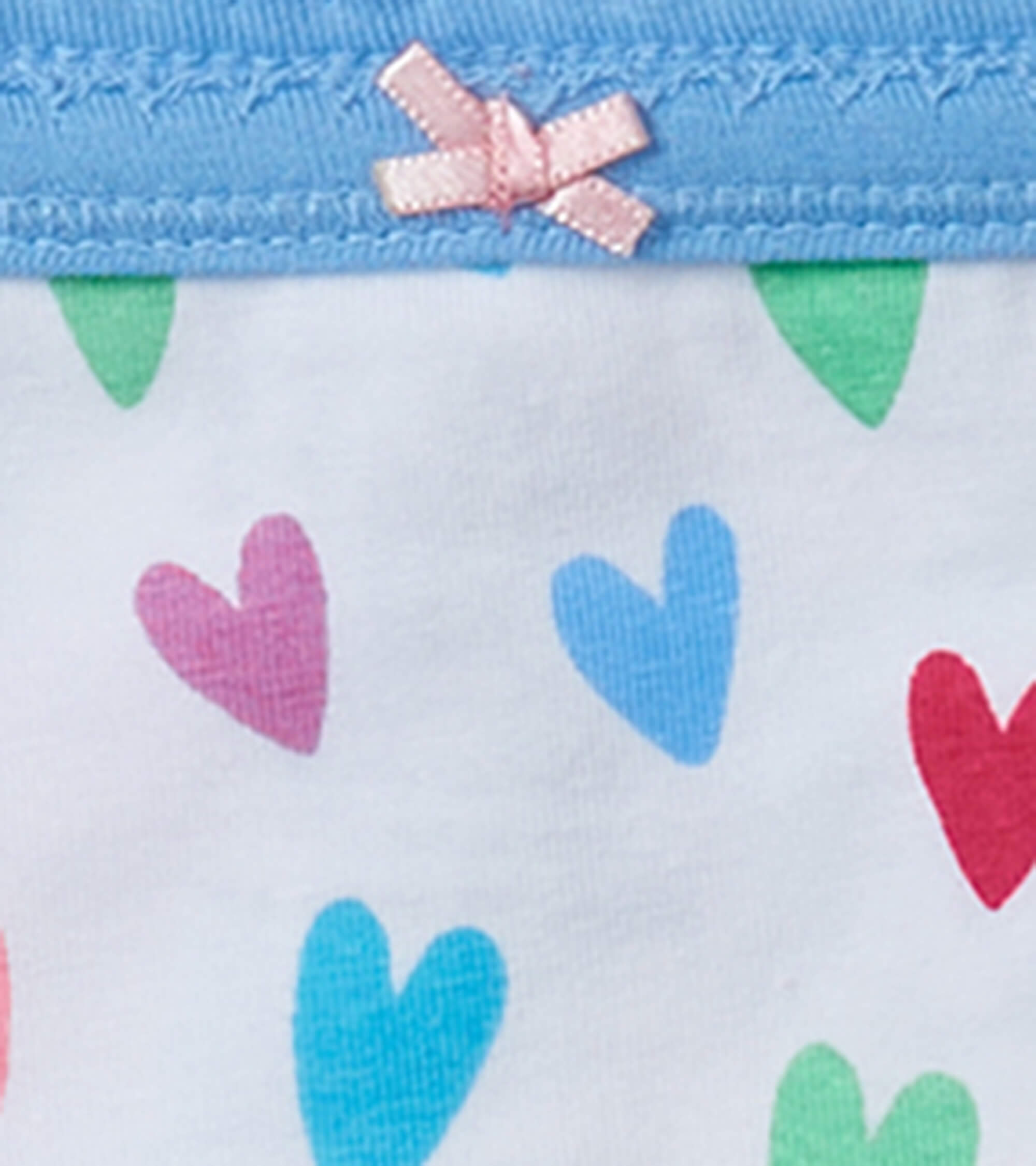 F00PAK1710_A Hatley Unterhosen Panty 3er Pack - Einhorn, Herzen & Regenbogen