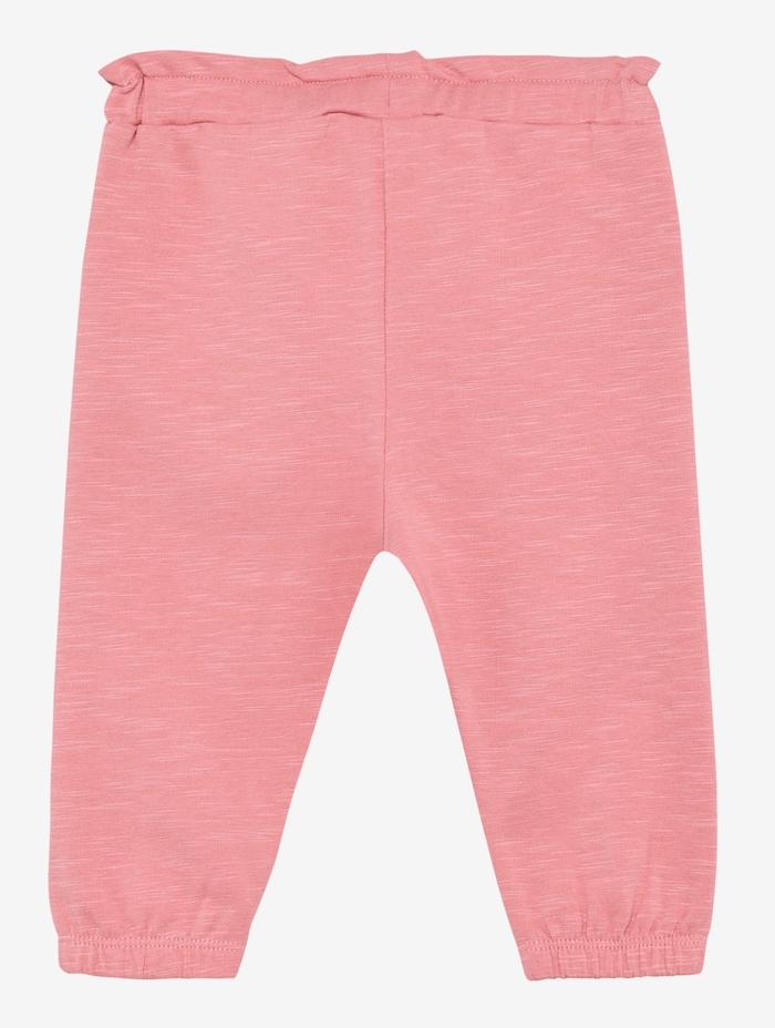 Minymo Baby Mädchen Hose - Sweatpant in Branded Apricot Coral