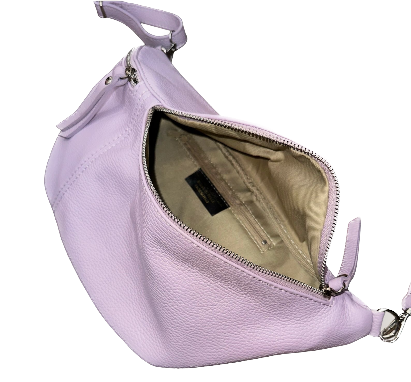BFF Crossbody Ledertasche in Flieder - Extra Large - SALE