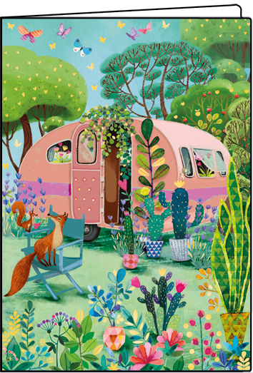 Edition Gollong Notizbuch A6 - Campingwagen