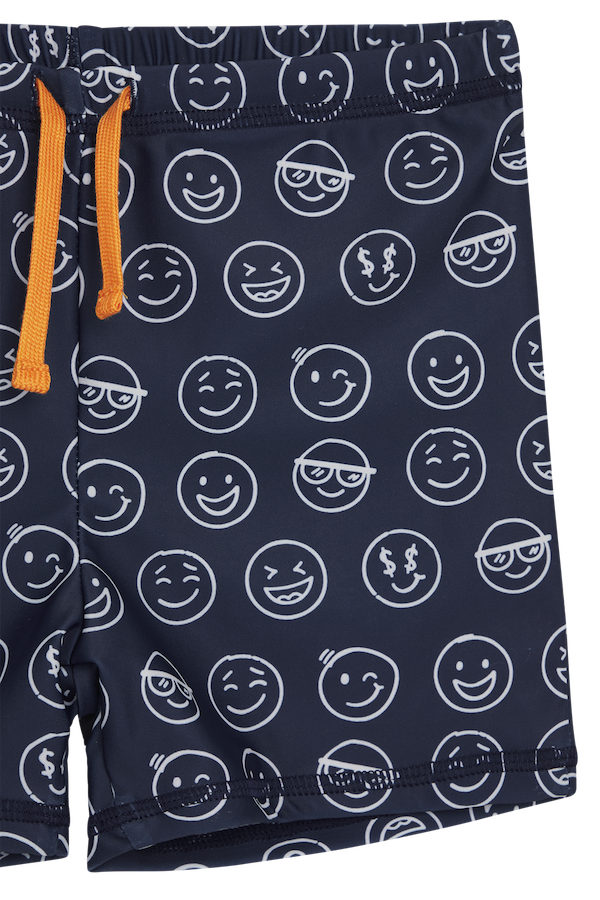 Hust & Claire HAKI Swim Trunk Badehose in Navy Blau - Smiley Hust & Claire HAKI Swim Trunk Badehose in Navy Blau - Smiley