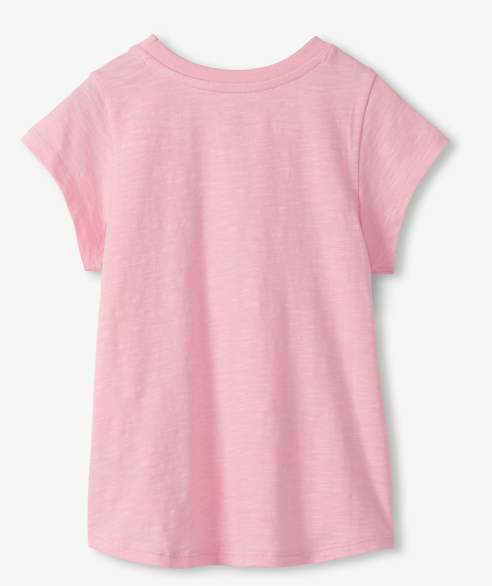 Hatley Kids Kurzarm in Opal Rosa mit Glitzer Palme & Herzen