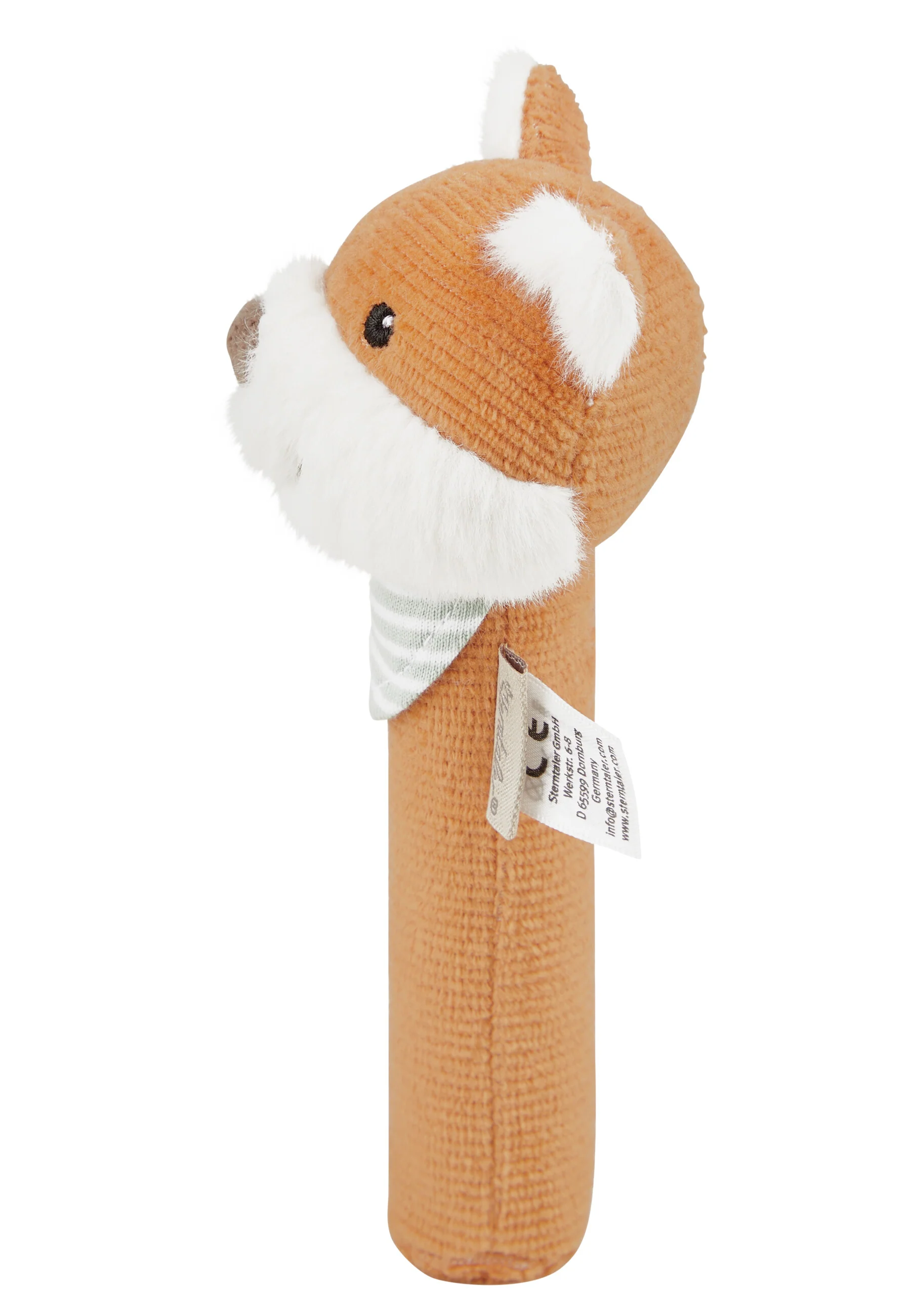 Sterntaler Greifling Baby Quitschtier Filou Fuchs mit Quietsche