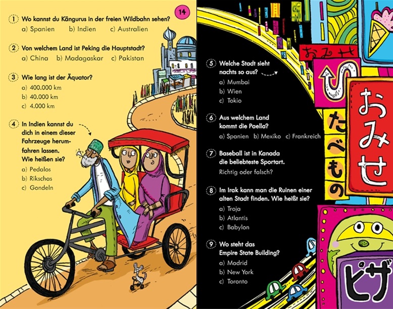 Reise-um-die-Welt-Usborne-Karten Usborne 50 Quiz Karten: Reise um die Welt