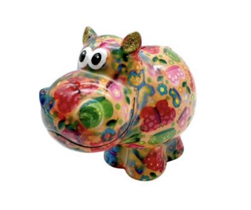 Pomme Pidou Spardose Hippo - Orange Schmetterlinge Pomme Pidou Spardose Hippo - Orange Schmetterlinge