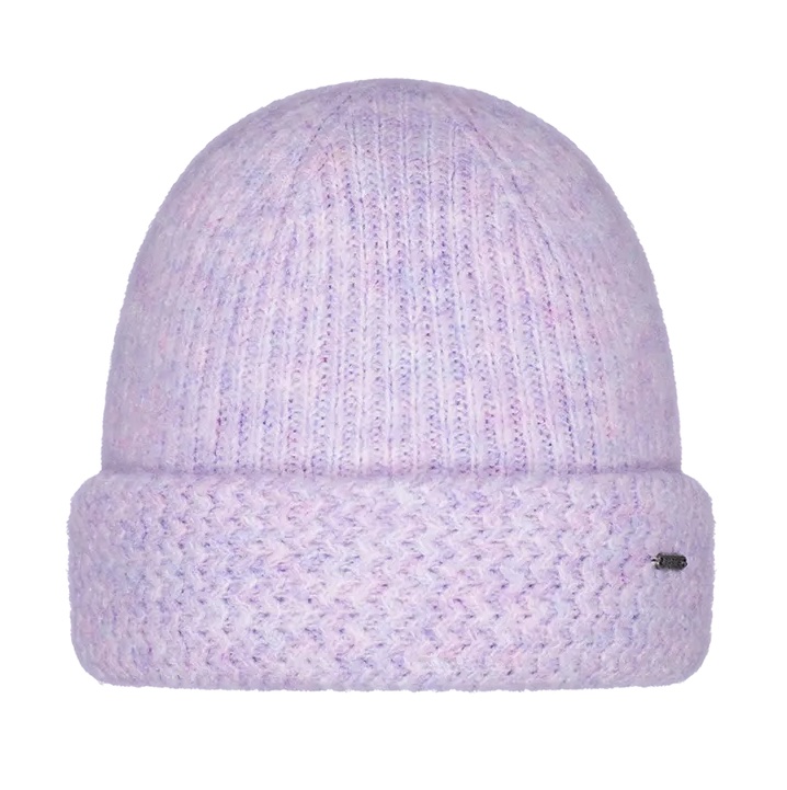 Barts Shae Beanie mit Umschlag in Lilac - Flieder Rosa Meliert Barts Shae Beanie mit Umschlag in Lilac - Flieder Rosa Meliert