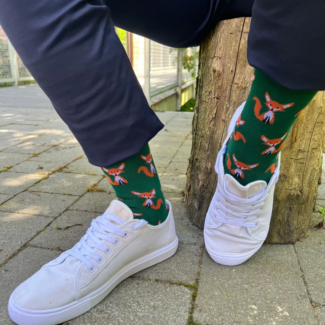 MR-FOX-FUCHS-BAMBUS-SOCKEN-SWOLE-PANDA-2 Swole Panda Bambus Socken in Grün - Fuchs