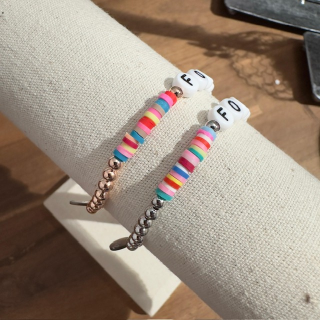 Lua Circle of Life Armband - Elastisch mit bunten Perlen - LOVE