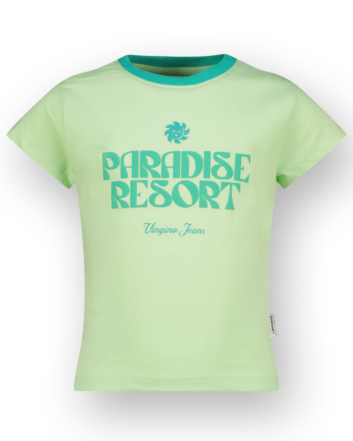 Vingino Mädchen T-Shirt Haisy Paradise Resort in Grün