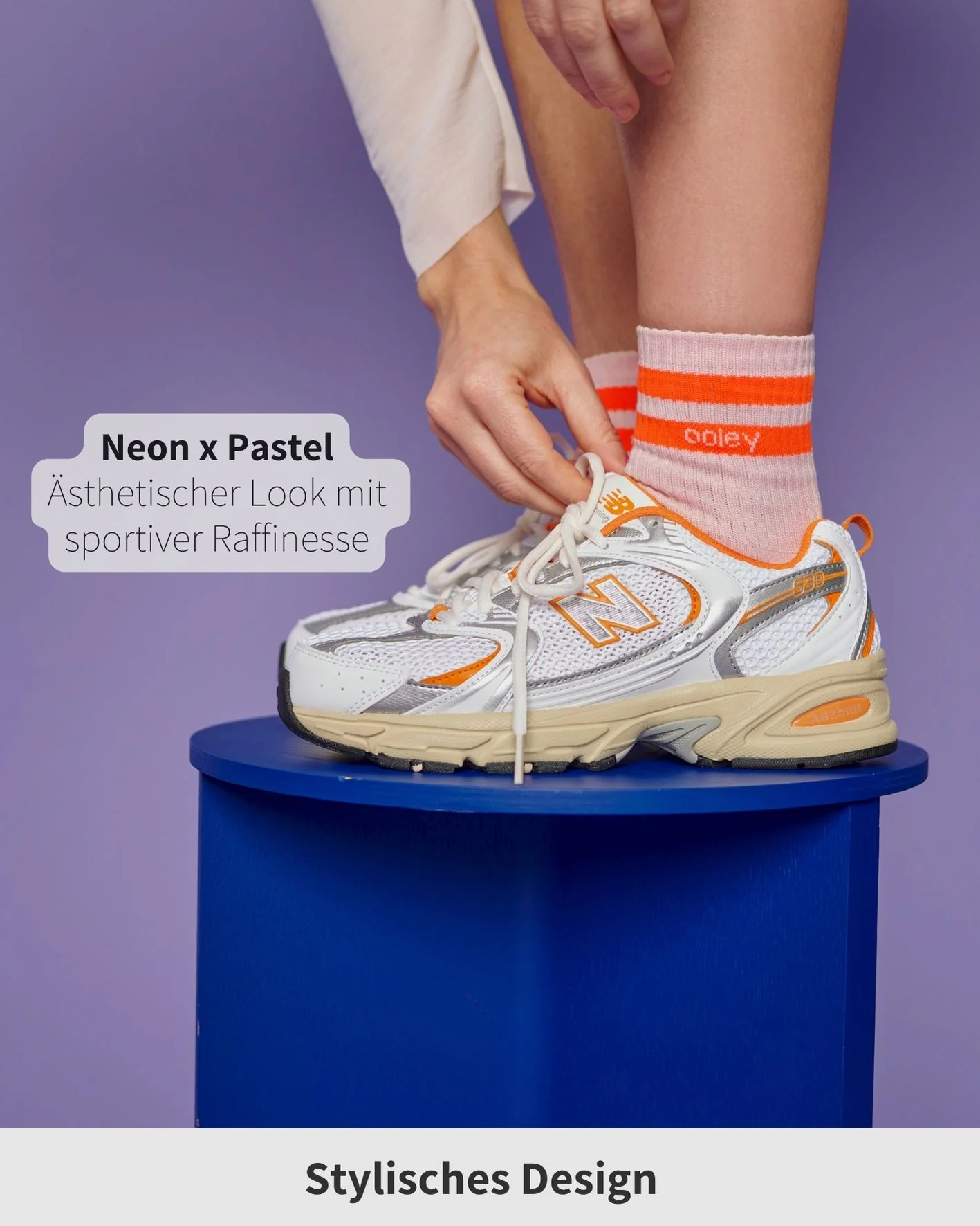 le ooley Socken Streetmood Light - NEON Flamingo le ooley Socken Streetmood Light - NEON Flamingo