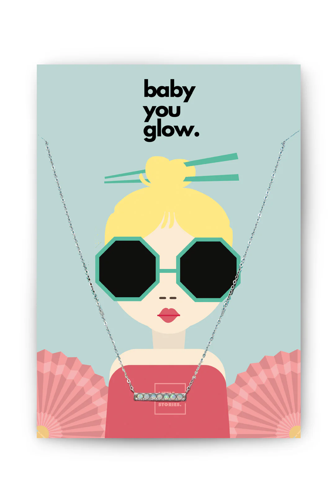 AIMI Halskette Goddess Glow in Silber 