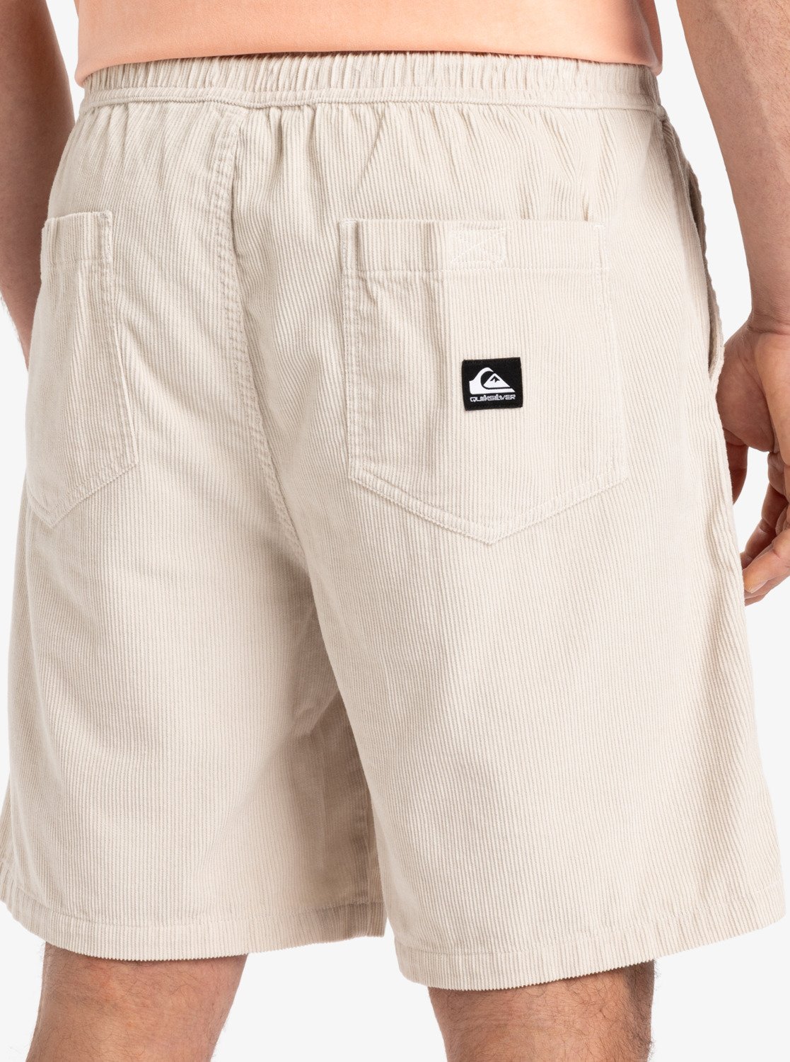 Quiksilver Taxer Cord - Kordshorts für Männer in Wind Chime - Creme Quiksilver Taxer Cord - Kordshorts für Männer in Wind Chime - Creme