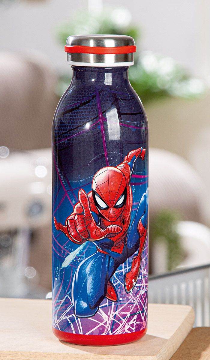 Marvel Edelstahl Thermos Flasche 500 ml - Spiderman Marvel Edelstahl Thermos Flasche 500 ml - Spiderman