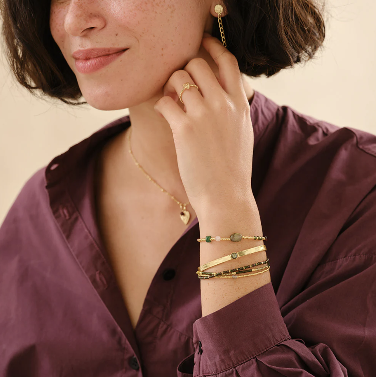 A Beautiful Story Reflection Labradorit Armband A Beautiful Story Reflection Labradorit Armband