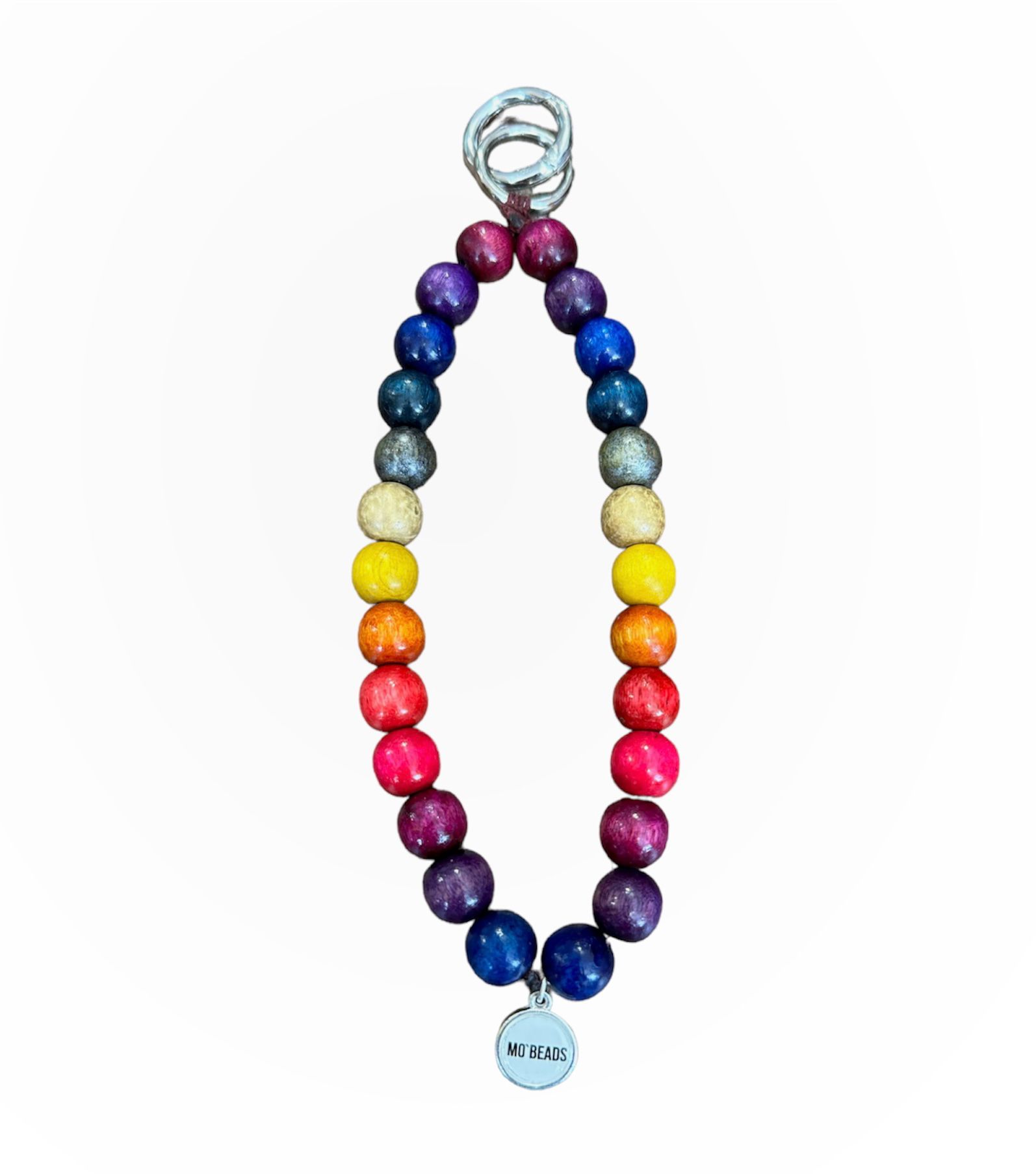 Mo Beads Holzperlen Schlüsselkette Schlüsselanhänger Rain - Multifarbe