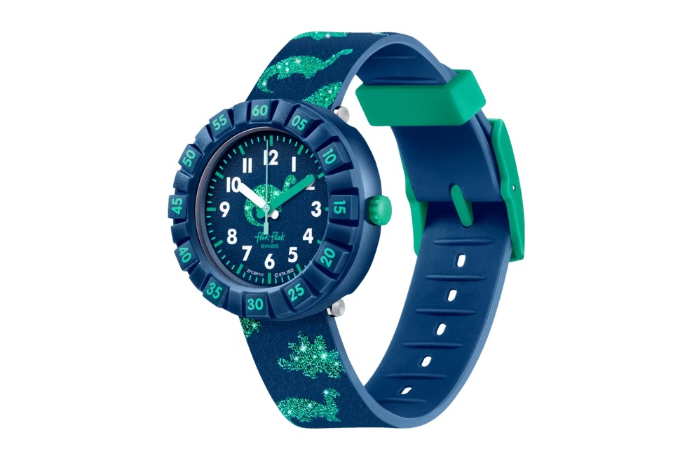 dinaxus Flik Flak Uhr Kinderuhr - Dinaxus - Dinaxus Grün/Blau