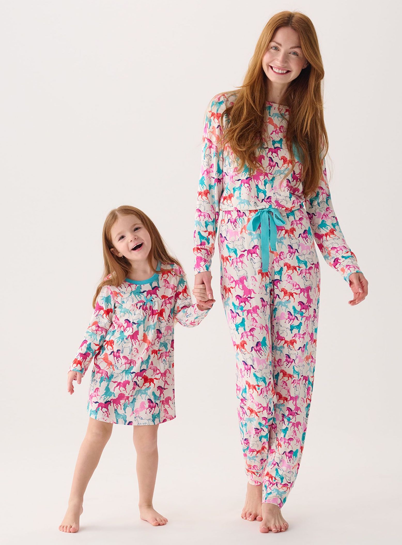 Hatley Bambus Damen Pyjama - Photo Horses - Pferde - SALE