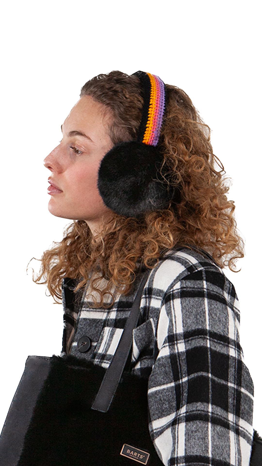 Barts Crochetband Earmuffs/Ohrwärmer - Schwarz
