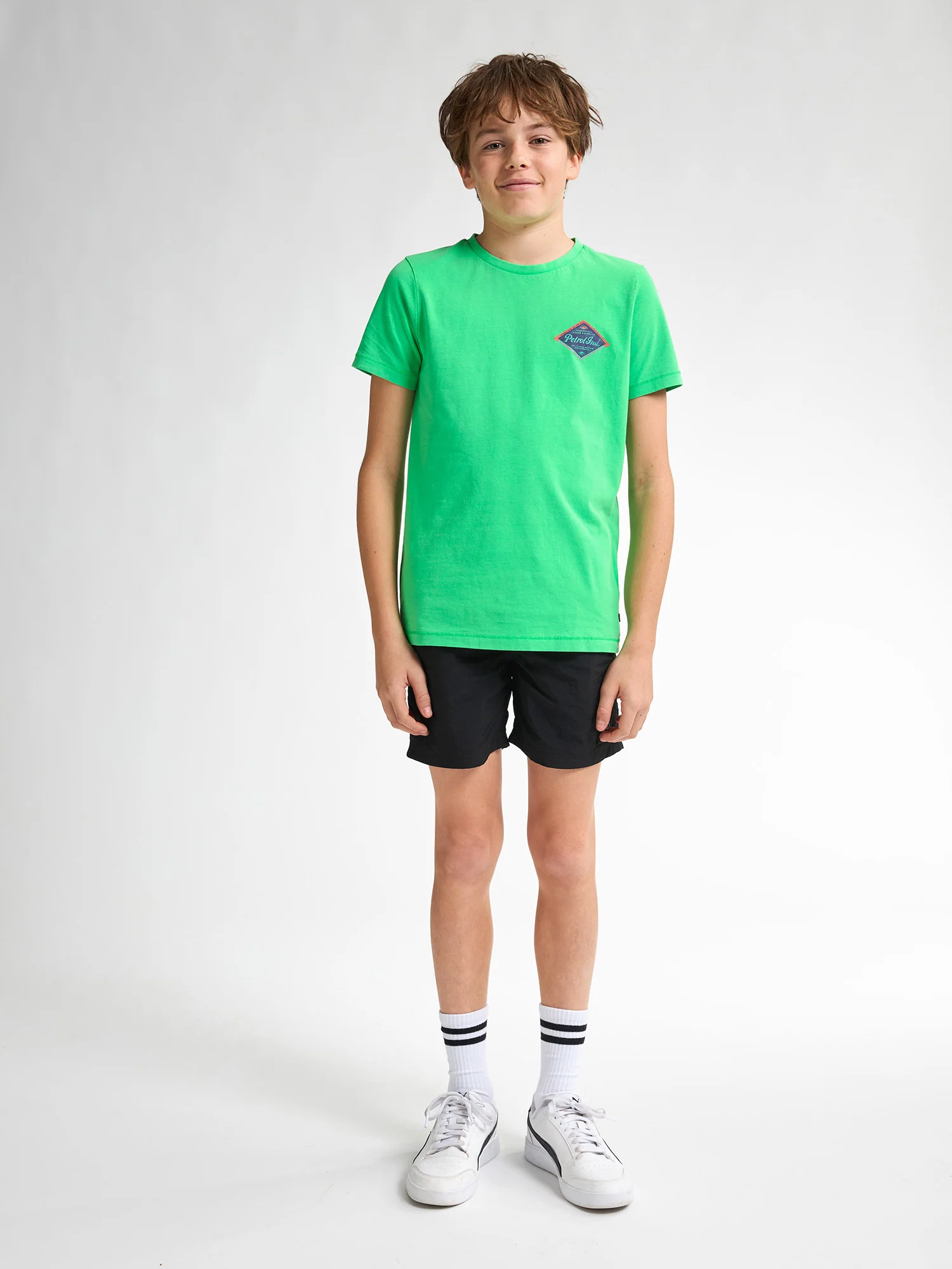 Petrol Industries Jungs kurzarm T-Shirt Snook in Andean Toucan Hellgrün