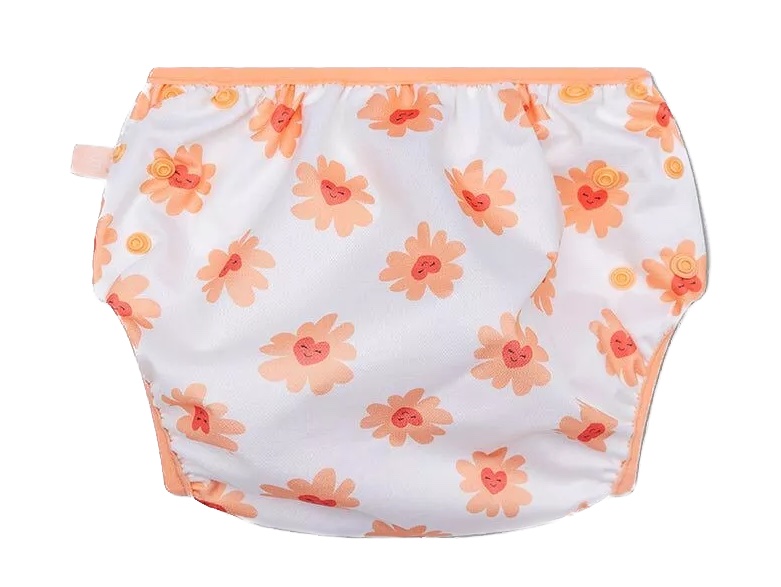 Swim Essentials Schwimmwindeln in Weiß mit Blumen - One Size Swim Essentials Schwimmwindeln in Weiß mit Blumen - One Size