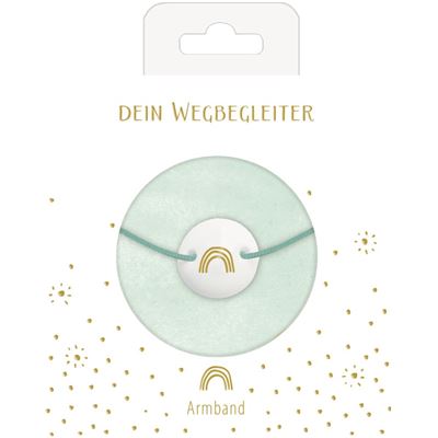 Coppenrath Armband mit Porzellananhänger - Regenbogen