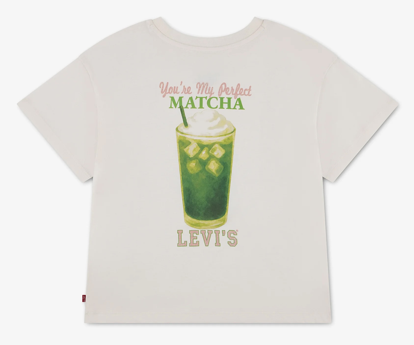 Levis Mädchen T-Shirt in Creme - My Perfect Matcha